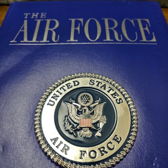 Air Force Historical Book Leather Bound - Picture 1 of 14